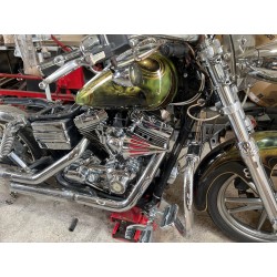 Bikers-Custom : Filtre à air spike noir ou chrome pour injection EFI