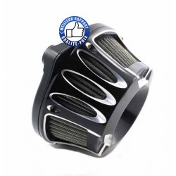 Bikers-Custom : Filtre à air big Sucker noir pour Harley de 1991-2017