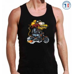 Débardeur homme YELLOW MONSTER ORANGE CYCLE