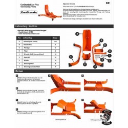Bikers-Custom : Bloque roue moto Easy-Plus