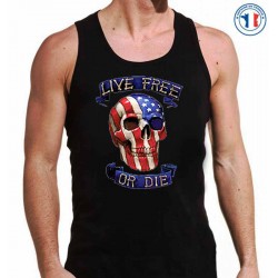 Débardeur homme LIVE FREE OR DIE