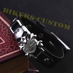Bracelet cuir Harley Davidson