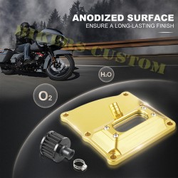 Bikers-Custom : Caches transmission, Aluminum Alloy Transmission Top Cover For Harley-Davidson 2018-2022 up