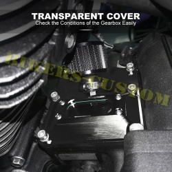 Bikers-Custom : Caches transmission, Aluminum Alloy Transmission Top Cover For Harley-Davidson 2018-2022 up