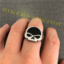 Bikers-Custom : Bague biker skull Willie