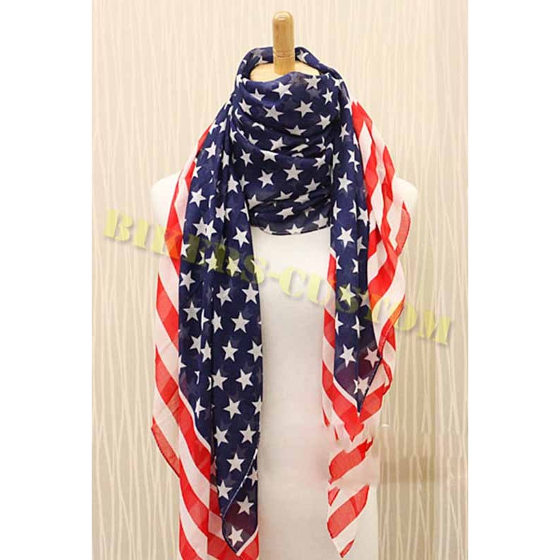 Bikers-Custom : Foulard usa flag