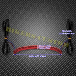 Bikers-Custom : Feux arrière sous garde boue pour Softail