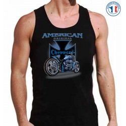 Bikers-Custom : Débardeur homme AMERICAN ORIGINAL