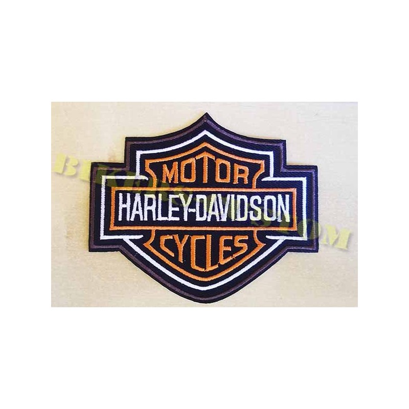 Bikers-Custom : Patchs, écussons bar & shield HD, Orange