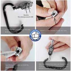 Bikers-Custom : Antivols de casque moto câble