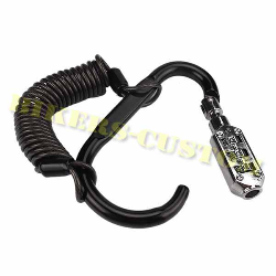 Bikers-Custom : Antivols de casque moto câble