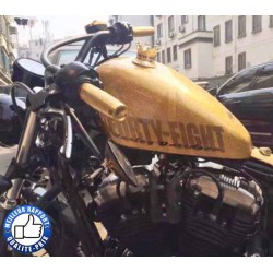 Bikers-Custom : Bouchon de réservoir king road or