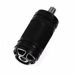 Embout de sélecteurs de vitesses nuts noir pour Harley