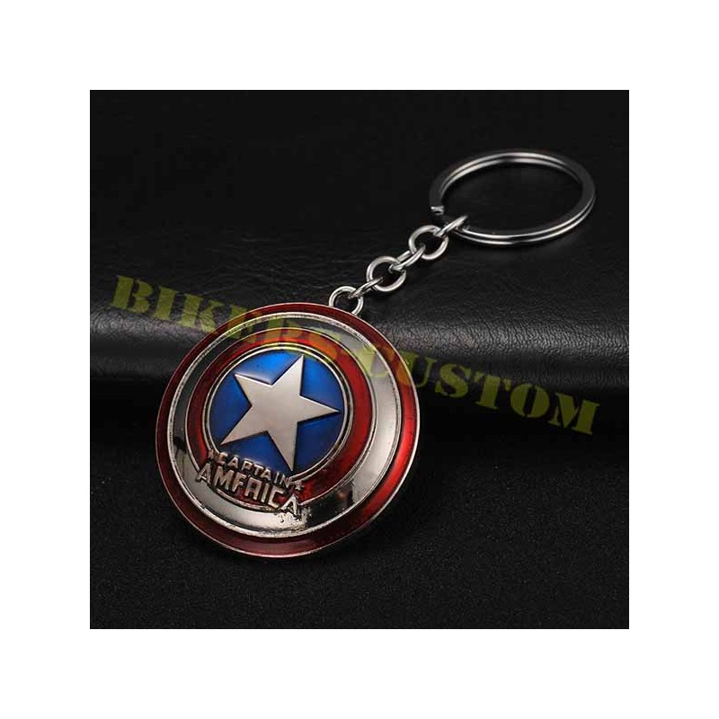 Bikers-Custom : Porte clés captain america