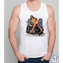 Bikers-Custom : Débardeur homme FILL'ER UP