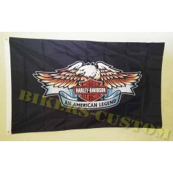 Drapeau biker HD Eagle