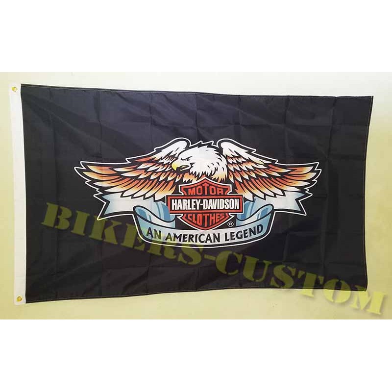 Bikers-Custom : Drapeau biker HD Eagle