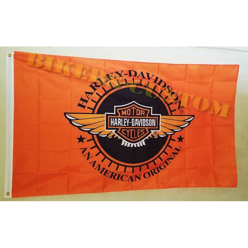 Bikers-Custom : Drapeau biker Harley Davidson