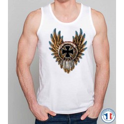 Bikers-Custom : Débardeur homme DREAMCATCHER IRON CROSS