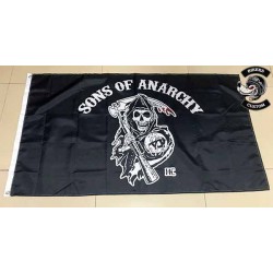 Drapeau biker Sons of Anarchy MC
