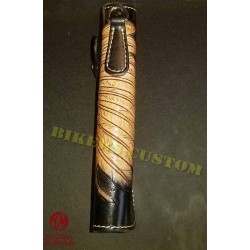 Bikers-Custom : Portefeuille cuir noir indian