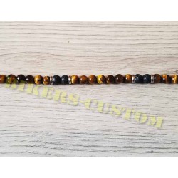 Bikers-Custom : Chaîne portefeuille nbest, perles en pierres