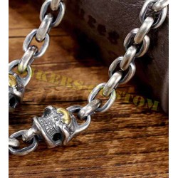 Bikers-Custom : Chaîne portefeuille Yamaskulls