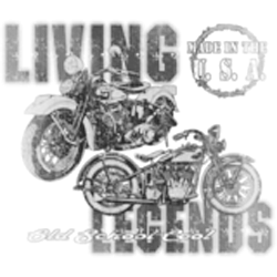 Bikers-Custom : Débardeur homme LIVE THE LEGEND