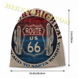 Bikers-Custom : Bonnet ou beanie route 66