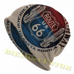 Bikers-Custom : Bonnet ou beanie route 66
