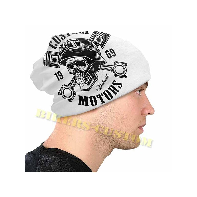 Bikers-Custom : Bonnet ou beanie custom motors