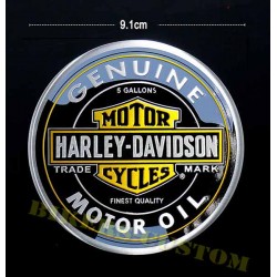 Sticker, emblème Harley motor oil