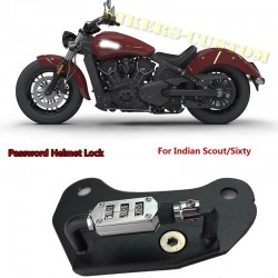 Antivols de casque pour Indian scout, fermeture par code