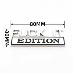 Bikers-Custom : Sticker, emblème Fuck it Edition