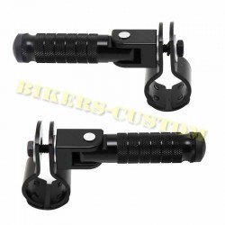 cales pieds Knurled noir.