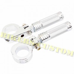 Kit complet repose pieds off-road pour harley et custom en 32 mm et...