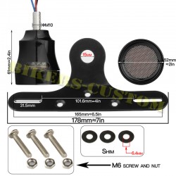 Bikers-Custom : Feux arrière strobber vintage avec support de plaque