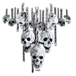 Bikers-Custom : Débardeur homme SKULL IN CHAIN