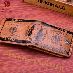 Bikers-Custom : Portefeuilles Dollars