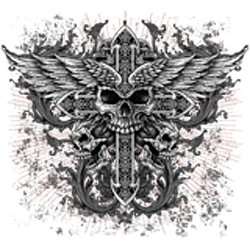 Bikers-Custom : Débardeur homme DEVIL CROSS