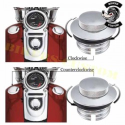 Bikers-Custom : Bouchon de réservoir pop up double