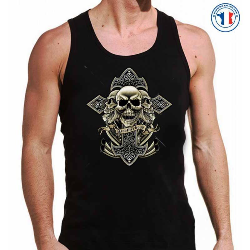 Bikers-Custom : Débardeur homme BROTHERHOOD