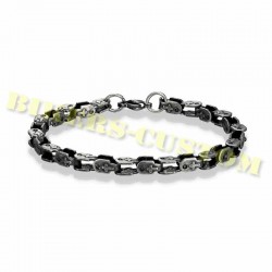 Bikers-Custom : Bracelets chaine moto vintage cross
