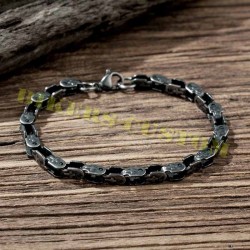Bikers-Custom : Bracelets chaine moto vintage cross