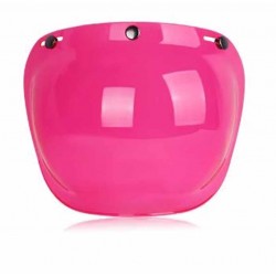Visière bulle pour casque jet, couleur rose
