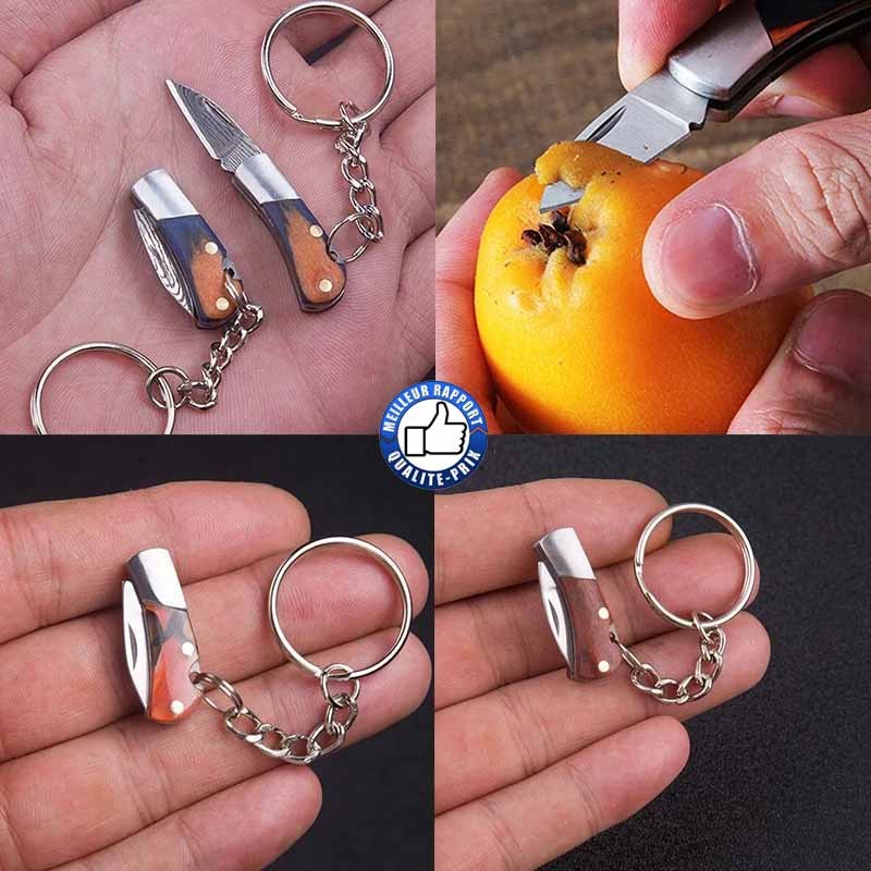 Bikers-Custom : Porte clés couteau style opinel