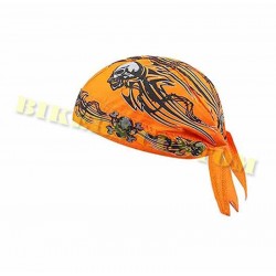 Zandana biker skull orange