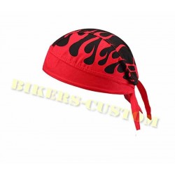Zandana biker red flaming