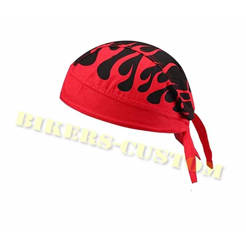 Bikers-Custom : Zandana biker red flaming