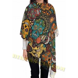 Foulard Dia de los muertos 01